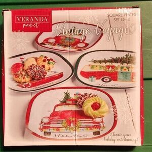 Christmas Plates and Table Placemat
